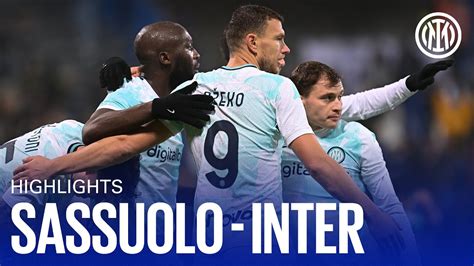 inter vs sassuolo highlights